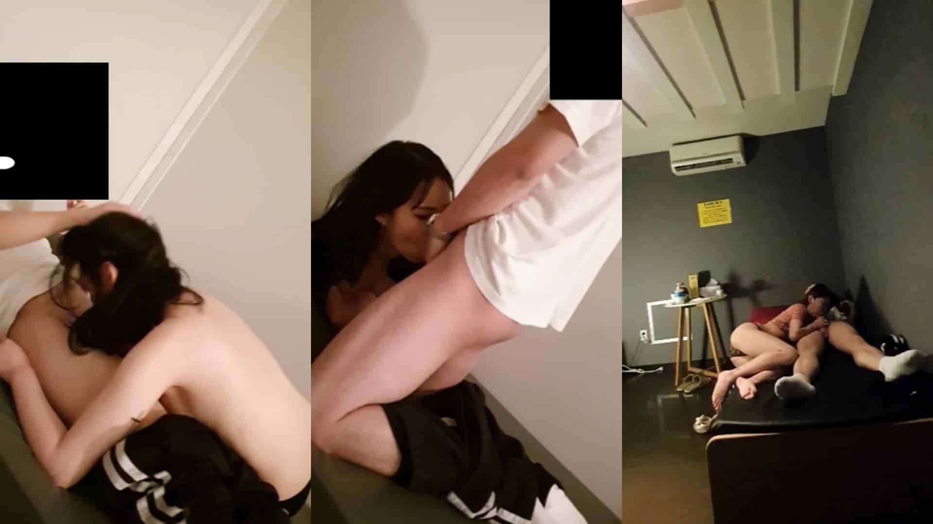 棒子探花小哥足浴按摩会所寻欢 挑了两个漂亮的妹子口爆