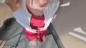 FC2-PPV-1619923 1800pt → 900pt [奇闻趣事] 阳台上的馅饼，不用担心蓝天的建设，给白皙的鬃毛美人妻